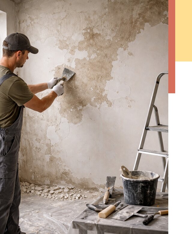 Снятие старой шпаклевки в Касимове от 2012 руб. — быстро и недорого | ОТДЕЛОЧНИК-Ксм