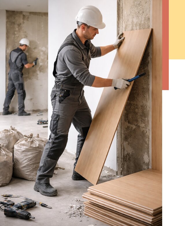 Демонтаж стеновых панелей в Касимове от 3806 руб. за м² быстро и недорого | ОТДЕЛОЧНИК-Ксм