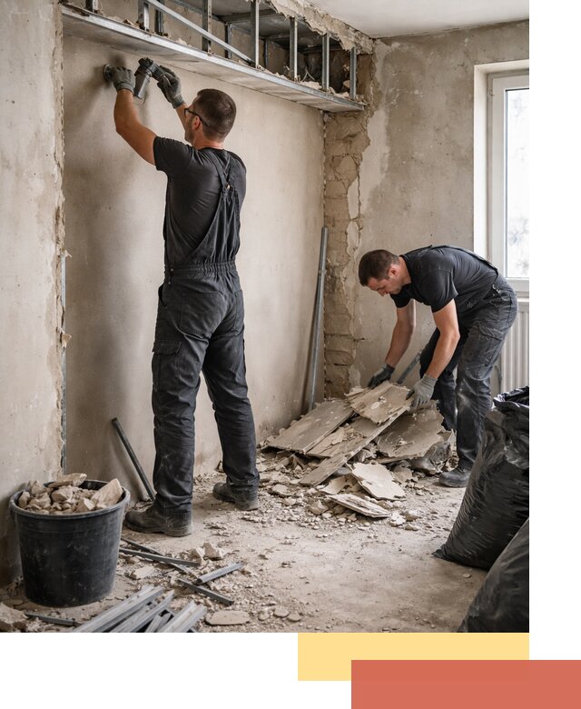 Демонтаж короба из гипсокартона в Касимове быстро и аккуратно