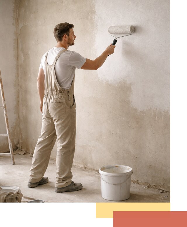 Грунтовка стен под отделку в Касимове профессиональным раствором