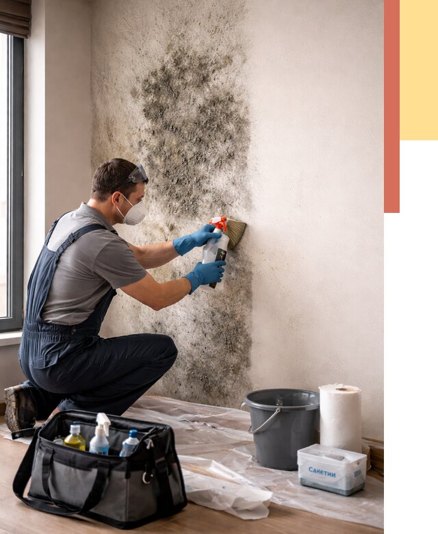 Удаление плесени со стен в Касимове от 2338 руб. — быстро и недорого | ОТДЕЛОЧНИК-Ксм