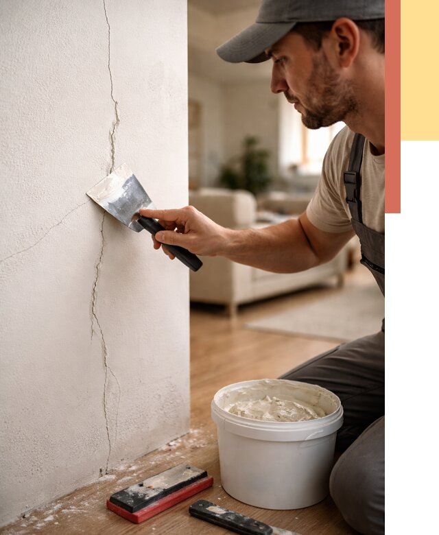 Заделка трещин и сколов в Касимове от 2664 руб. — быстро и недорого | ОТДЕЛОЧНИК-Ксм