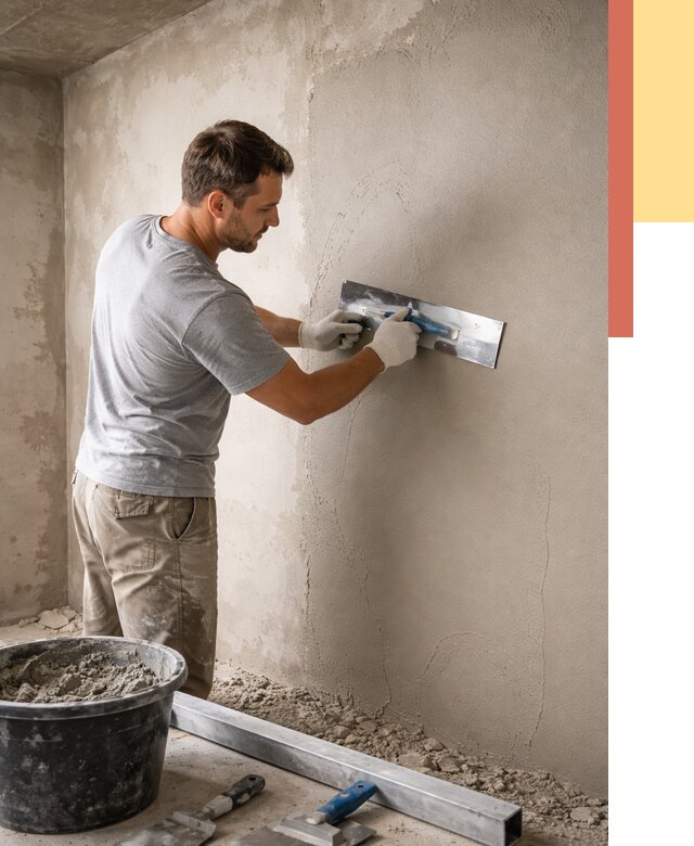 Штукатурка стен без маяков в Касимове от 7829 руб/м2 — услуги и цена | ОТДЕЛОЧНИК-Ксм