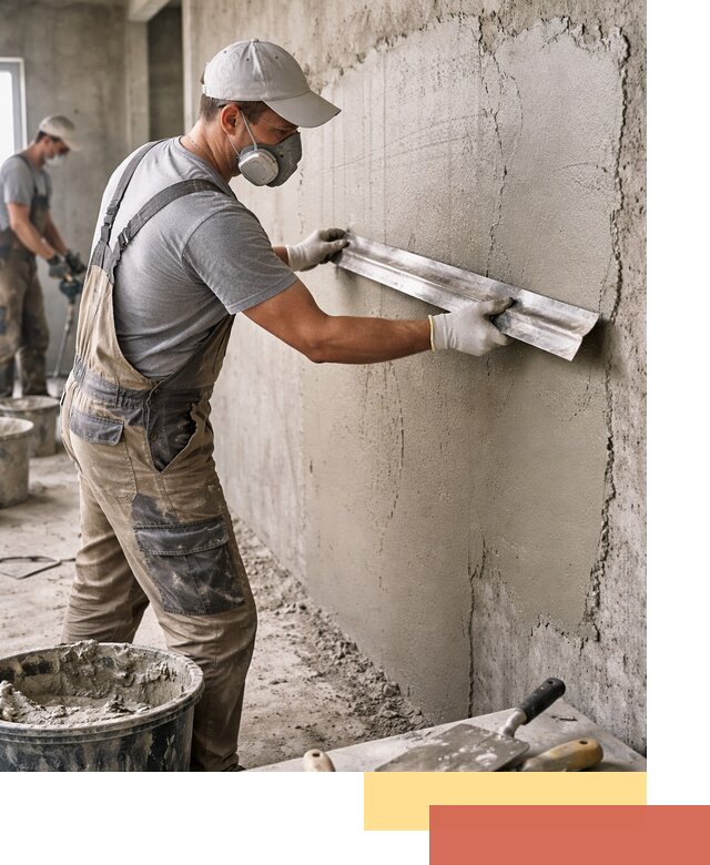 Штукатурка бетонных стен в Касимове качественно и долговечно