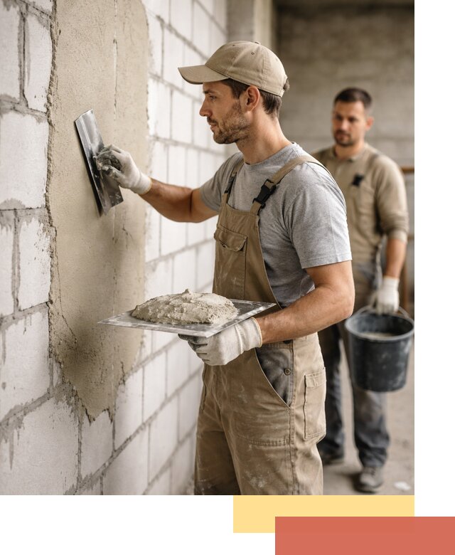 Штукатурка стен из газобетона в Касимове под ключ