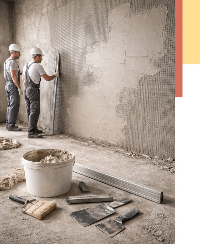 Штукатурка стен по сетке в Касимове от 5981 руб./м2 — быстро и недорого | ОТДЕЛОЧНИК-Ксм