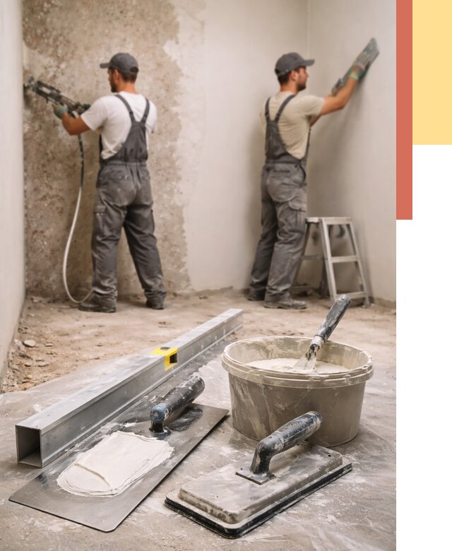 Штукатурка стен под обои в Касимове от 4893 руб./м2 — выравнивание под обои | ОТДЕЛОЧНИК-Ксм