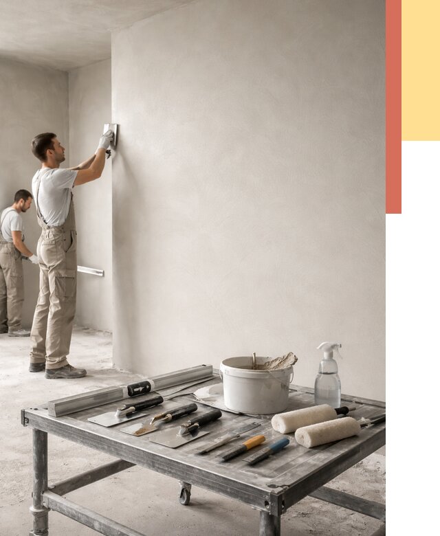 Штукатурка стен под покраску в Касимове от 4893 руб./м² — качественно и недорого | ОТДЕЛОЧНИК-Ксм