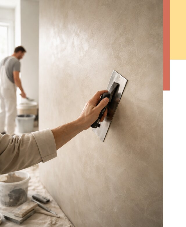 Венецианская штукатурка в Касимове от 3806 руб/м² — нанесение стен под ключ | ОТДЕЛОЧНИК-Ксм