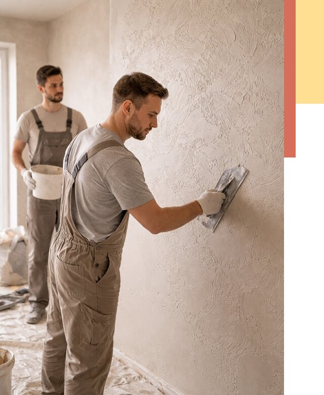 Фактурная штукатурка стен в Касимове от 4567 руб./м² — заказать под ключ | ОТДЕЛОЧНИК-Ксм