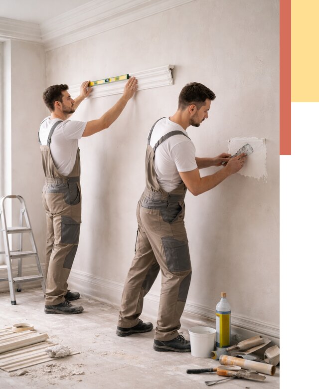 Монтаж лепнины на стены в Касимове от 4893 руб. — недорого, быстро | ОТДЕЛОЧНИК-Ксм