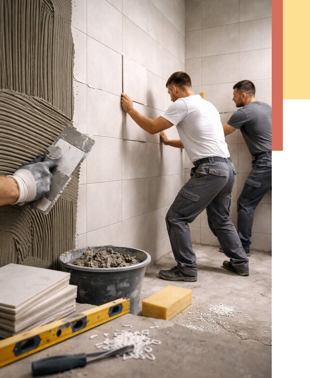 Укладка плитки на стены в Касимове от 924 руб. — качественно и недорого | ОТДЕЛОЧНИК-Ксм