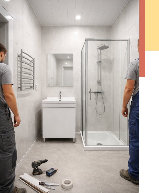 Отделка ванной комнаты панелями ПВХ в Касимове от 4893 руб. за м2 | ОТДЕЛОЧНИК-Ксм