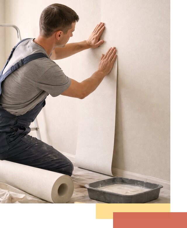 Поклейка флизелиновых обоев в Касимове качественно и быстро