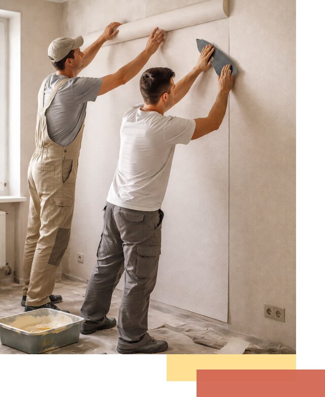 Поклейка виниловых обоев в Касимове профессионально и качественно