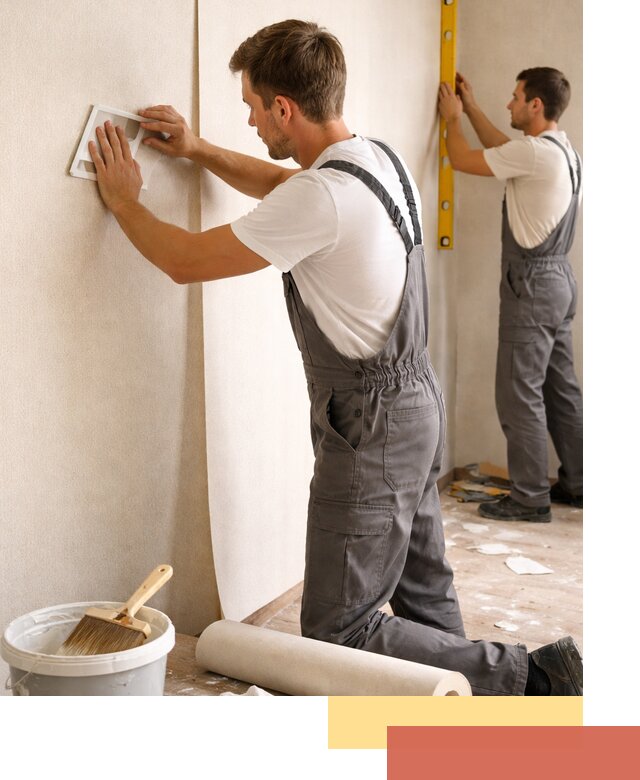 Поклейка бумажных обоев в Касимове качественно и недорого