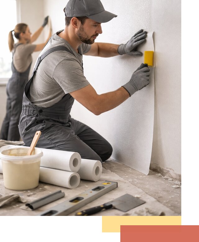 Поклейка стеклообоев профессионально в Касимове