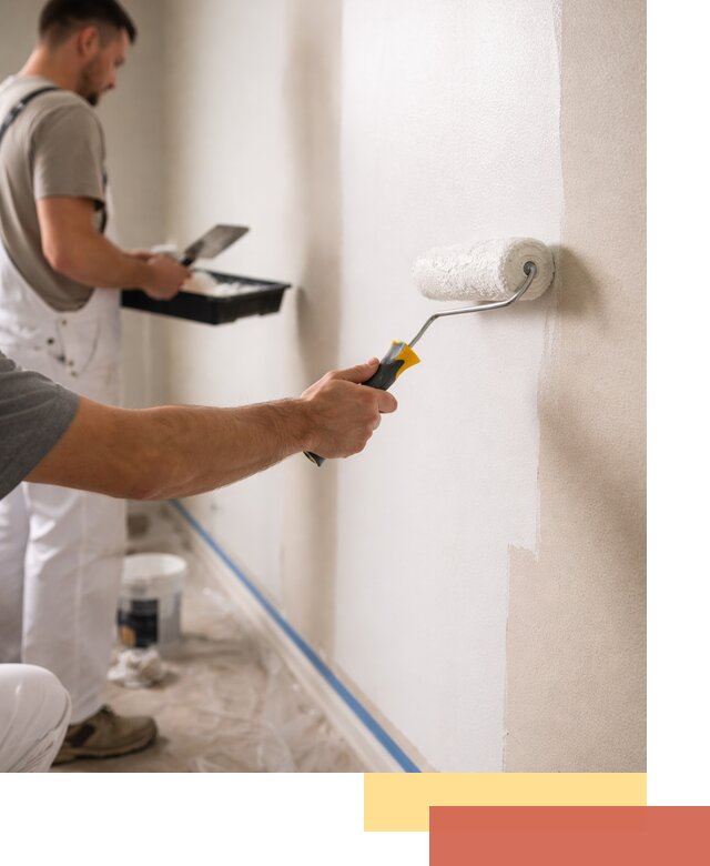 Покраска стен акриловой краской профессионально в Касимове