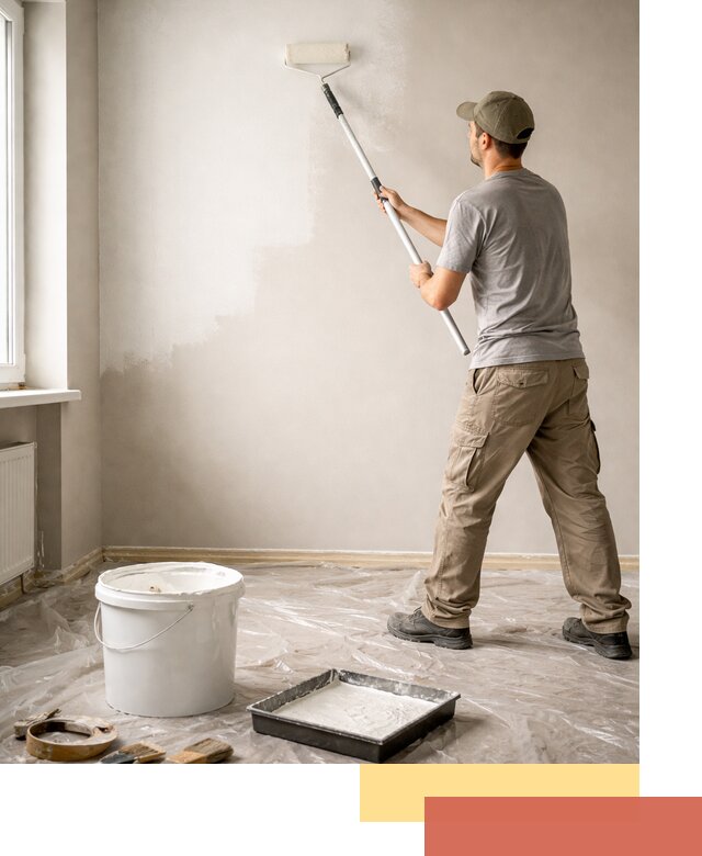 Покраска стен латексной краской в Касимове качественно и быстро