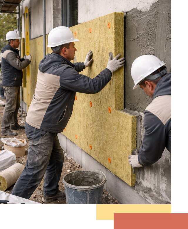 Утепление стен минватой в Касимове — тепло и звукоизоляция