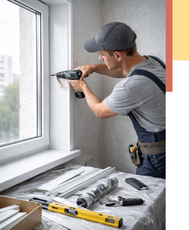 Установка пластиковых откосов в Касимове от 2447 руб. | ОТДЕЛОЧНИК-Ксм монтаж, быстро и недорого