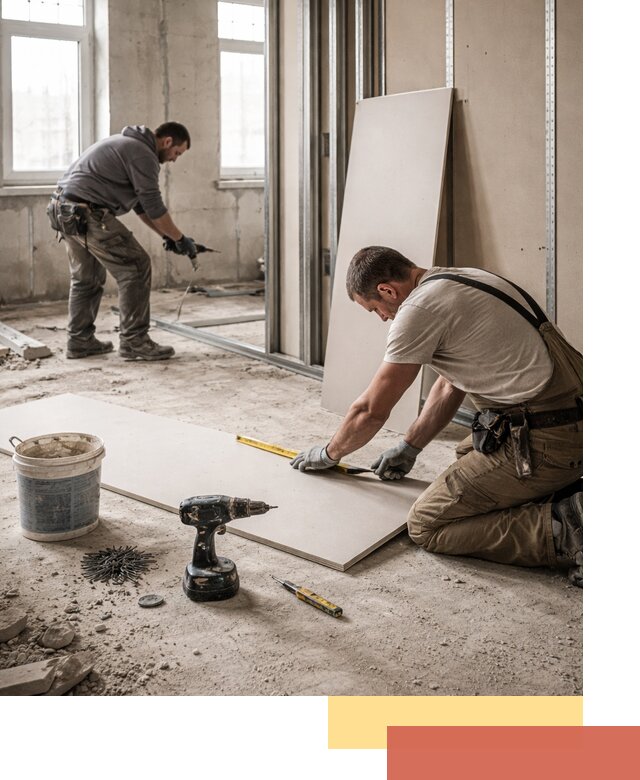 Кладка перегородок из ПГП под ключ в Касимове