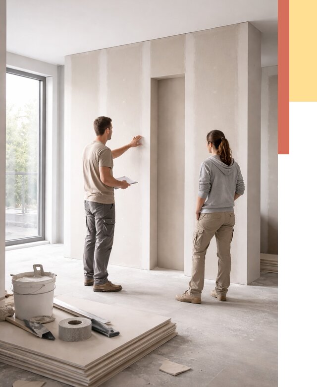 Зонирующая перегородка из гипсокартона в Касимове от 3045 руб. под ключ | ОТДЕЛОЧНИК-Ксм