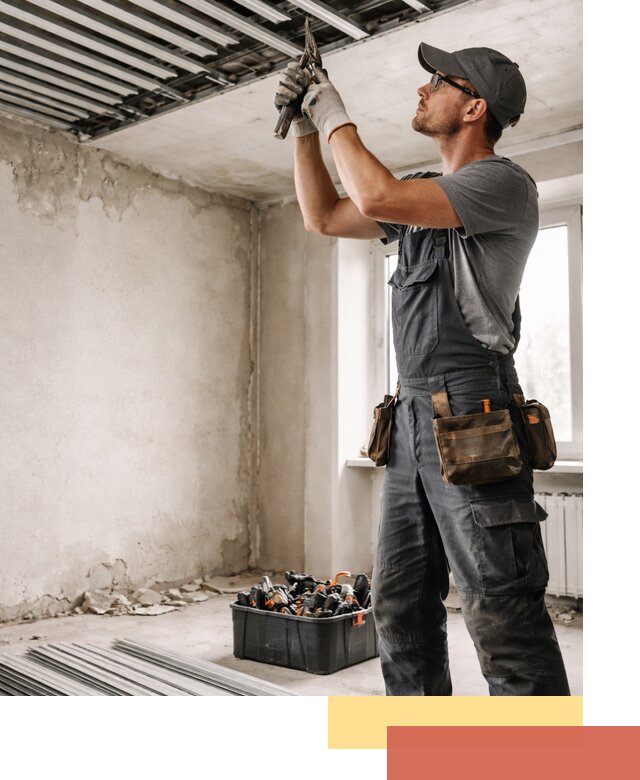 Демонтаж реечного потолка в Касимове быстро и аккуратно