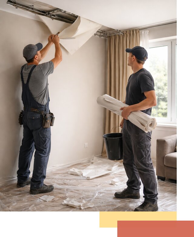 Демонтаж натяжного потолка в Касимове быстро и аккуратно