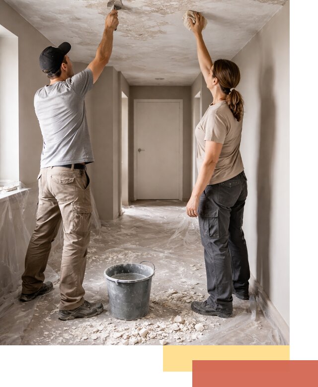 Удаление побелки с потолка в Касимове — быстро и аккуратно