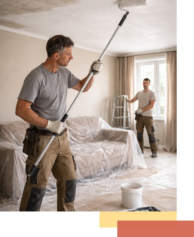 Грунтовка потолка в Касимове — подготовка под покраску и отделку