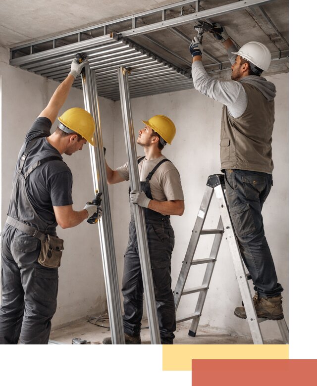 Монтаж реечного потолка под ключ в Касимове