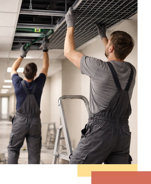 Монтаж потолка Грильято в Касимове: установка под ключ качественно