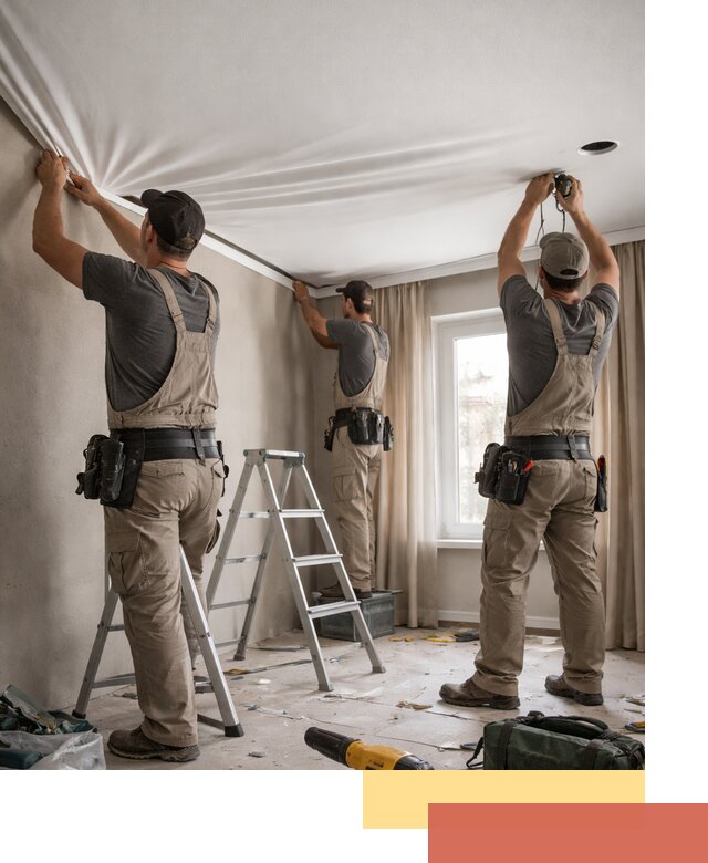 Монтаж матового натяжного потолка в Касимове качественно и быстро