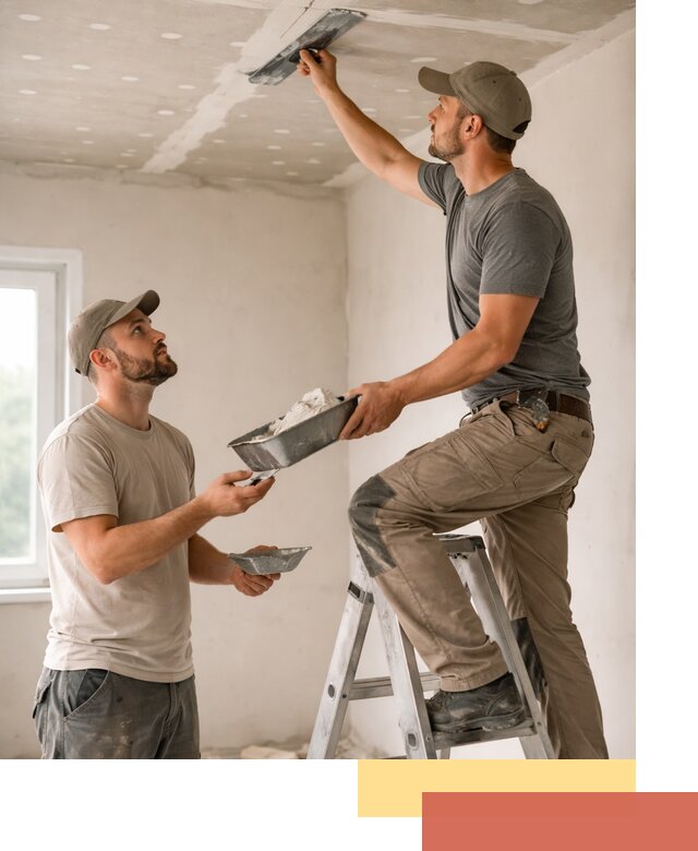 Шпаклевка потолка из гипсокартона в Касимове качественно и быстро