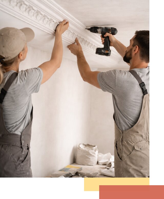 Профессиональный монтаж лепнины на потолок в Касимове