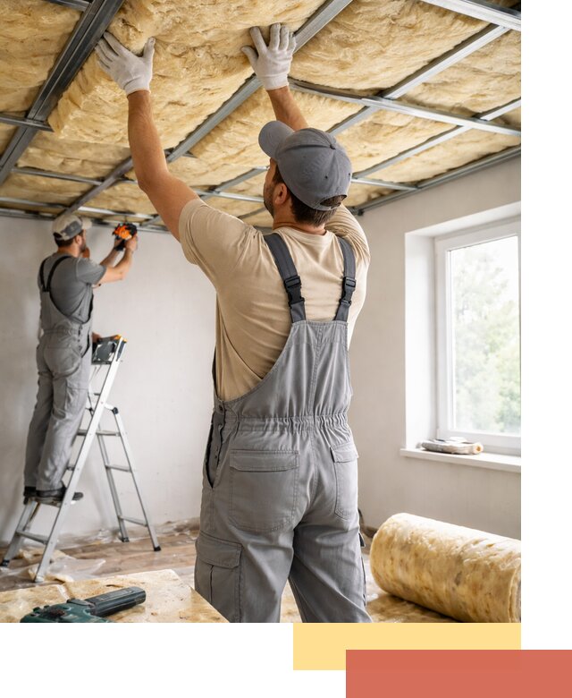 Утепление потолка под ключ в Касимове качественно и быстро