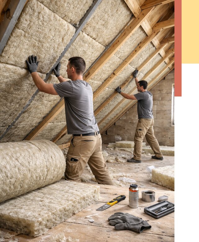 Утепление потолка минватой в Касимове от 1577 руб. — быстро и недорого | ОТДЕЛОЧНИК-Ксм