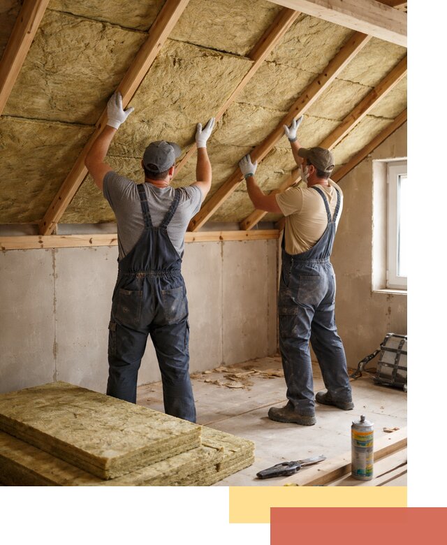 Утепление потолка минеральной ватой в Касимове