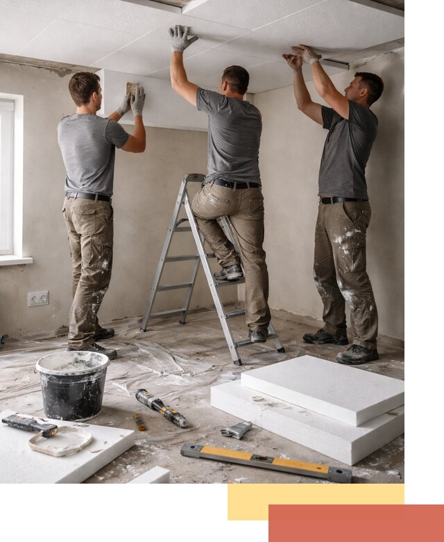 Утепление потолка пенопластом в Касимове быстро и качественно