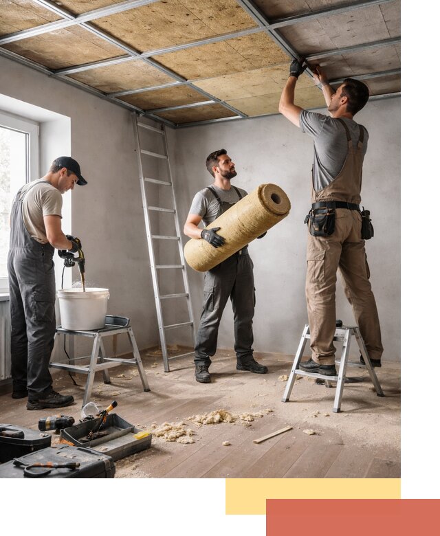 Шумоизоляция потолка в Касимове: профессиональный монтаж и отделка