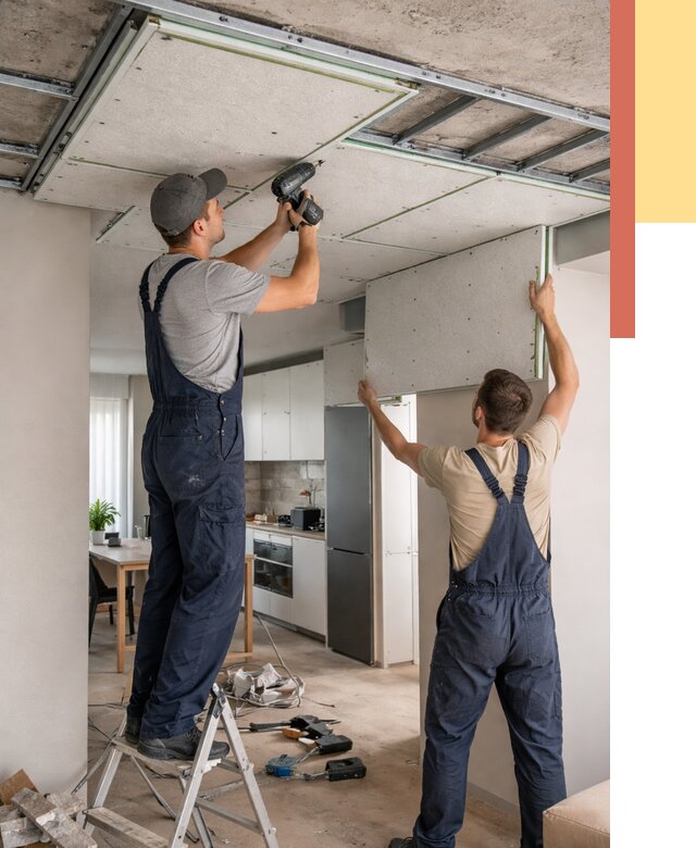 Шумоизоляция потолка панелями зипс в Касимове от 2012 руб. под ключ | ОТДЕЛОЧНИК-Ксм